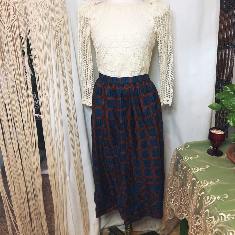 Vintage charter club maxi skirt